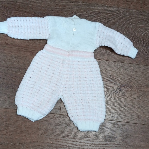VINTAGE KNIT ONE PIECE INFANT outfit... #5843 - Picture 8 of 10